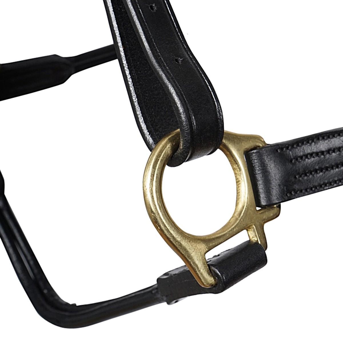 DY'ON CAPEZZA TUBOLARE CON FIBBIERIA OTTONE DYON Nero CAPEZZINI E CAPEZZE 09DY-B833 BLACK DY'ON 