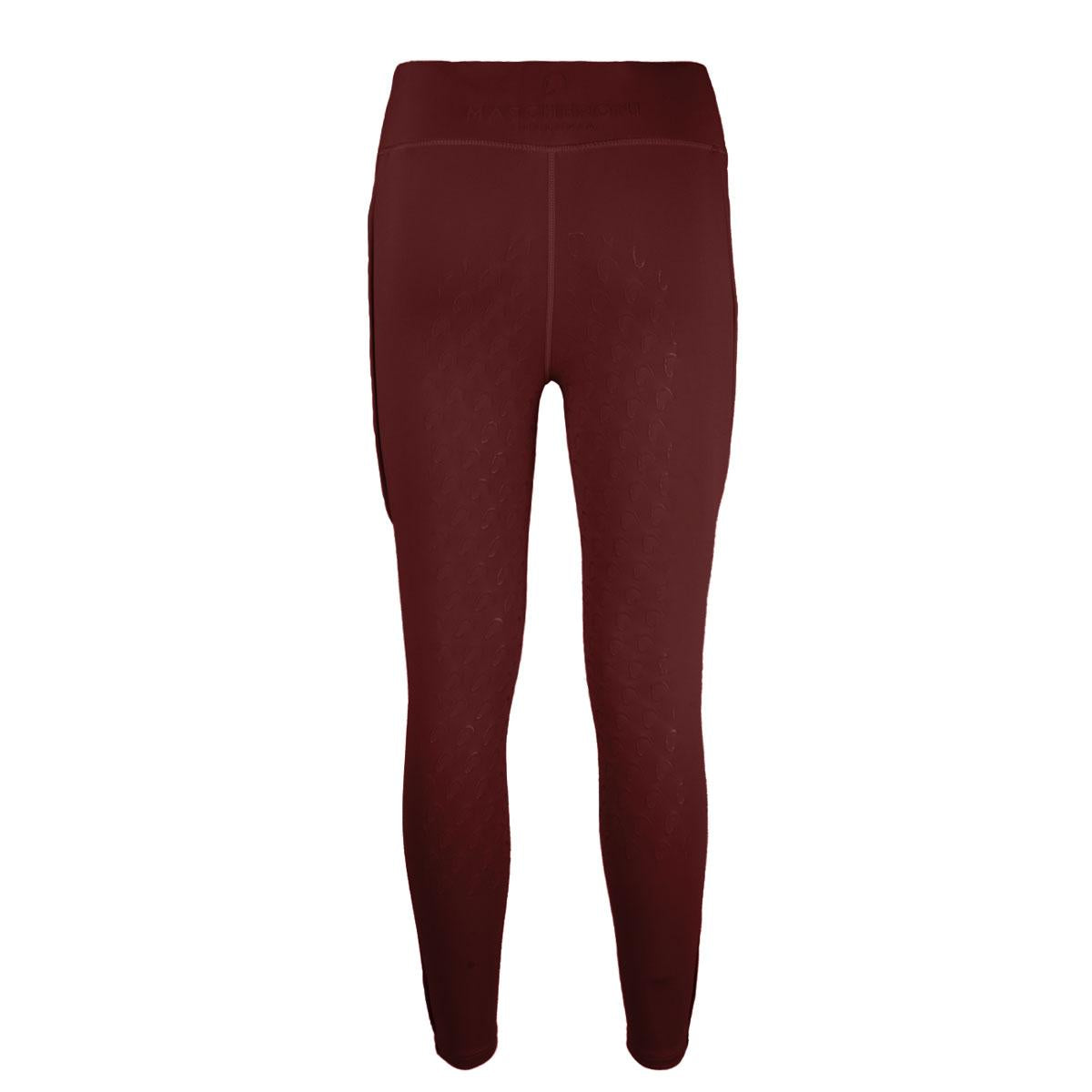 LEGGINGS DONNA FULL GRIP 30MA-LEGGINGS BORDEAUX MASCHERONI SELLERIA 
