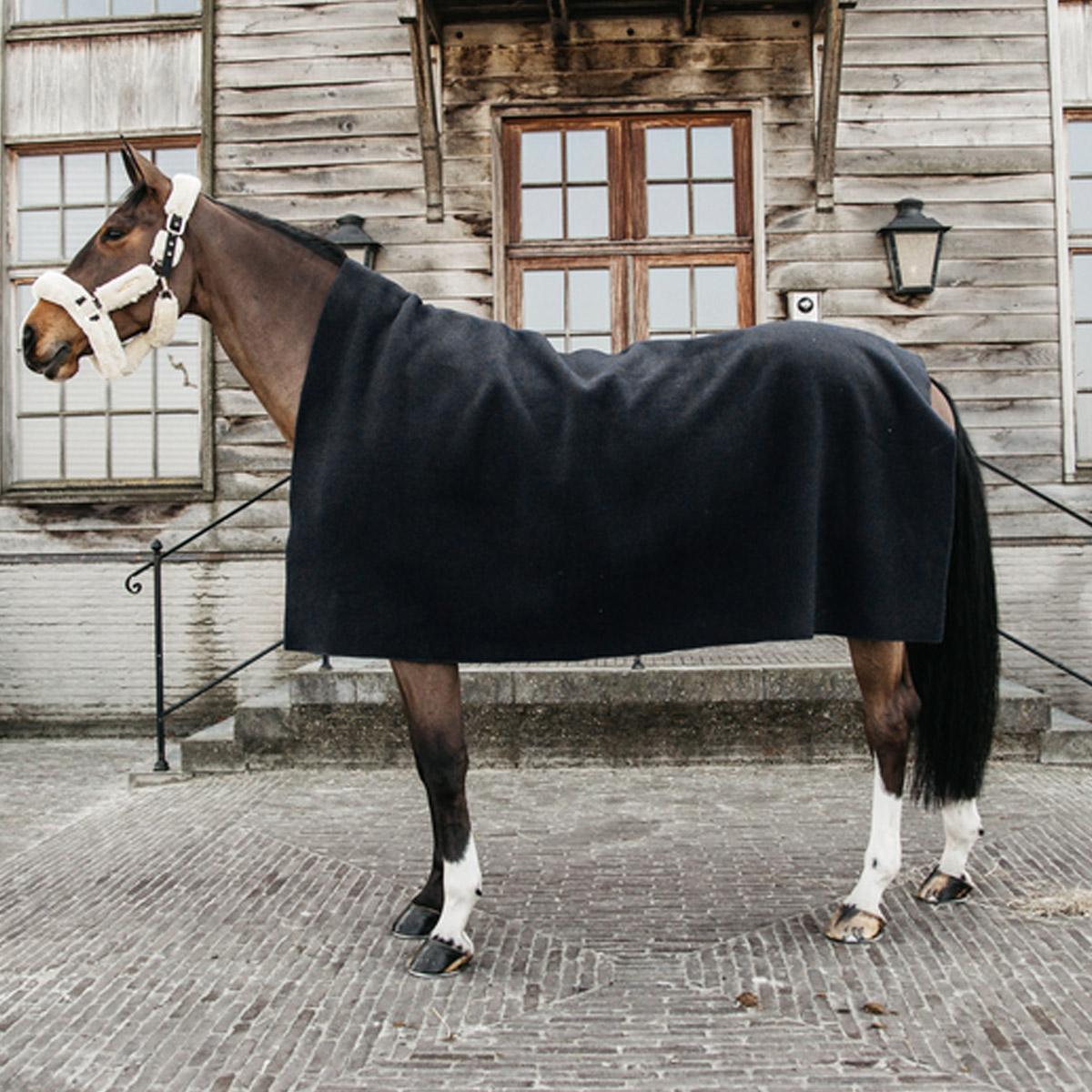 Coperta In Pile Pesante Heavy Fleece Rug 210X200cm Kentucky Nero 09KT52174 BLACK KENTUCKY 