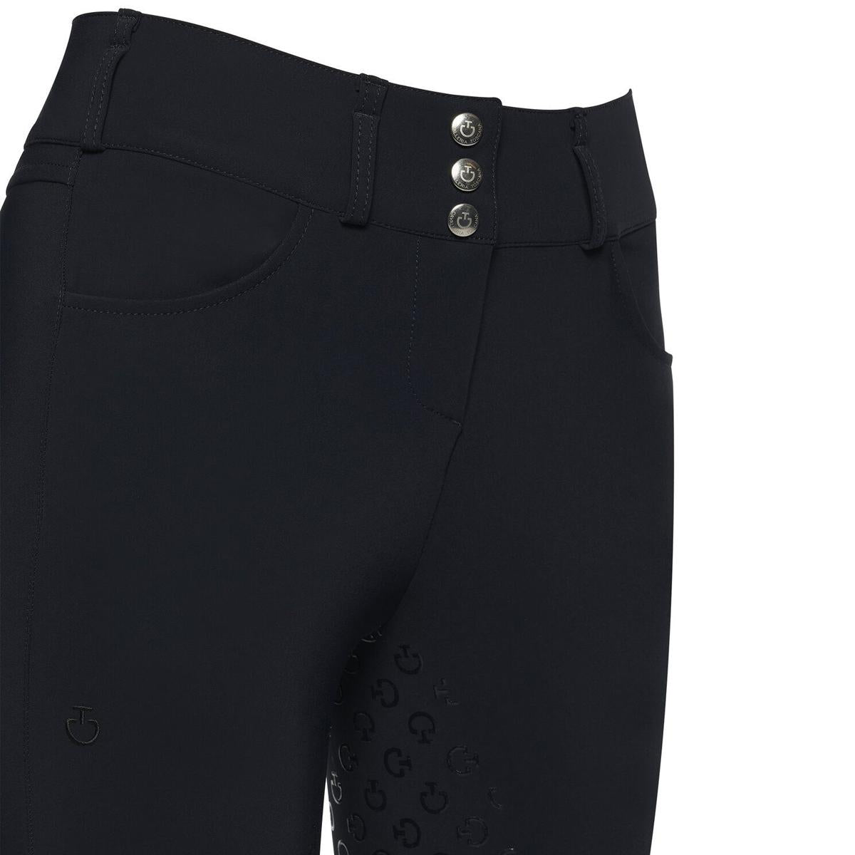 PANTALONI DA EQUITAZIONE DONNA FULL GRIP VITA ALTA CAVALLERIA TOSCANA 29CT-PAD157JE010 7001NAVY CAVALLERIA TOSCANA 