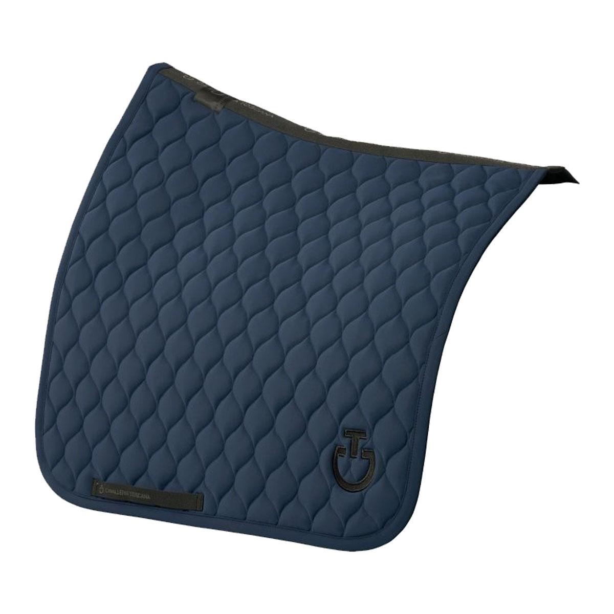 SOTTOSELLA DA DRESSAGE CON TRAPUNTATURA A ROMBI CAVALLERIA TOSCANA 28CT-SOT054JE002+CUF043JE010 7901NAVY CAVALLERIA TOSCANA 
