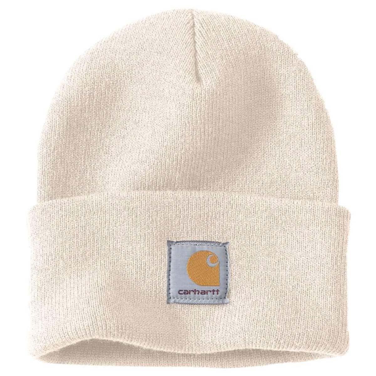 Carhartt Knit Cuffed Beanie White berretto in maglia a coste 29CA-A18 WHITE CARHARTT 