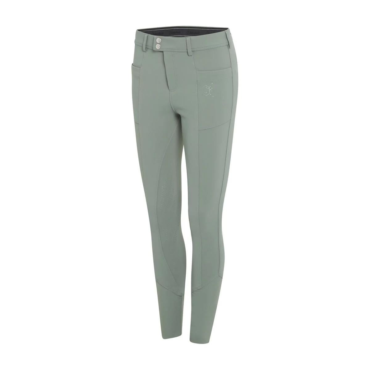 Pantaloni Da Equitazione Charlotte Samshield Verde 30SS-CHARLOTTE SEA SPRAY SAMSHIELD 
