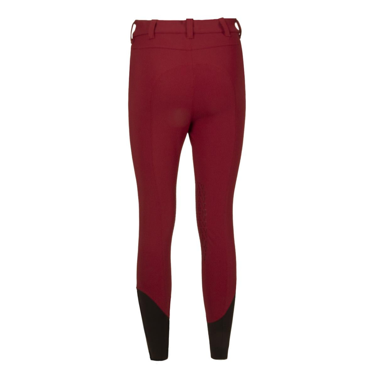 PANTALONI DA EQUITAZIONE DONNA CON GRIP AL GINOCCHIO SYRACUSE 31VE-W1003_65002 00047 ROSSO SCURO VESTRUM 