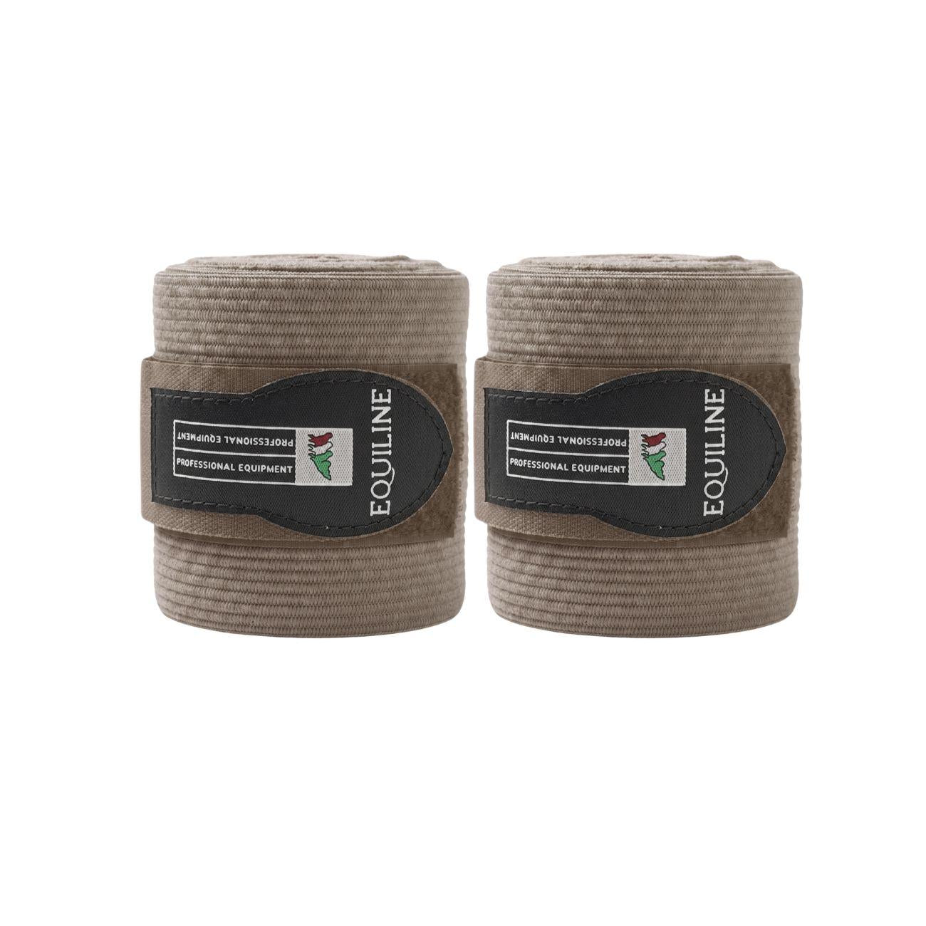EQUILINE Set Di 2 Fasce Da Lavoro Con Elastico Sabbia PM-EQ-121MD00063 046SABBIA 