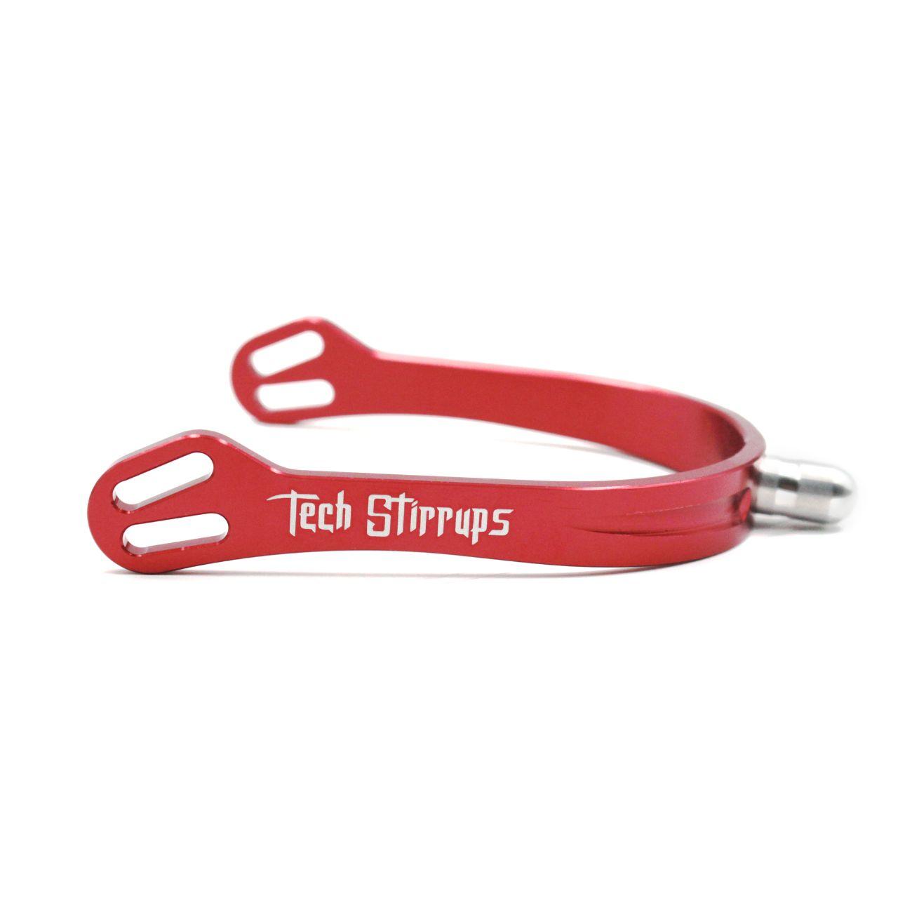 TECH STIRRUPS Milan Rosso speroni con 3 punte intercambiabili 09SA124000 ROSSO TECH STIRRUPS 