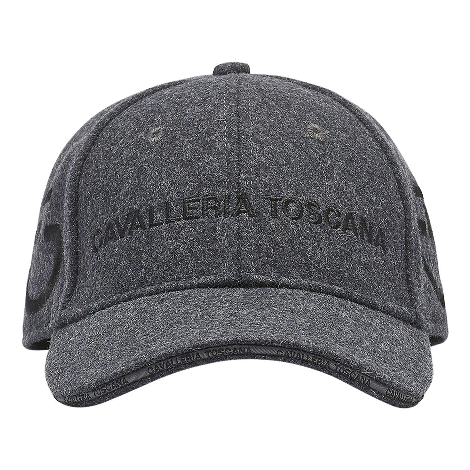 CAPPELLO CON VISIERA IN LANA CAVALLERIA TOSCANA 29CT-CPU014LA034 899GRIGIO CAVALLERIA TOSCANA