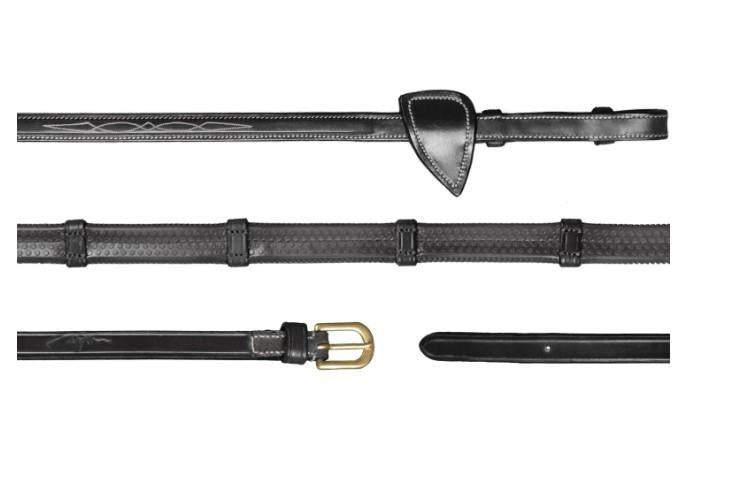 REDINI IN CUOIO CON PASSANTI CLASSIC COLLECTION DY05C BLACK DY'ON