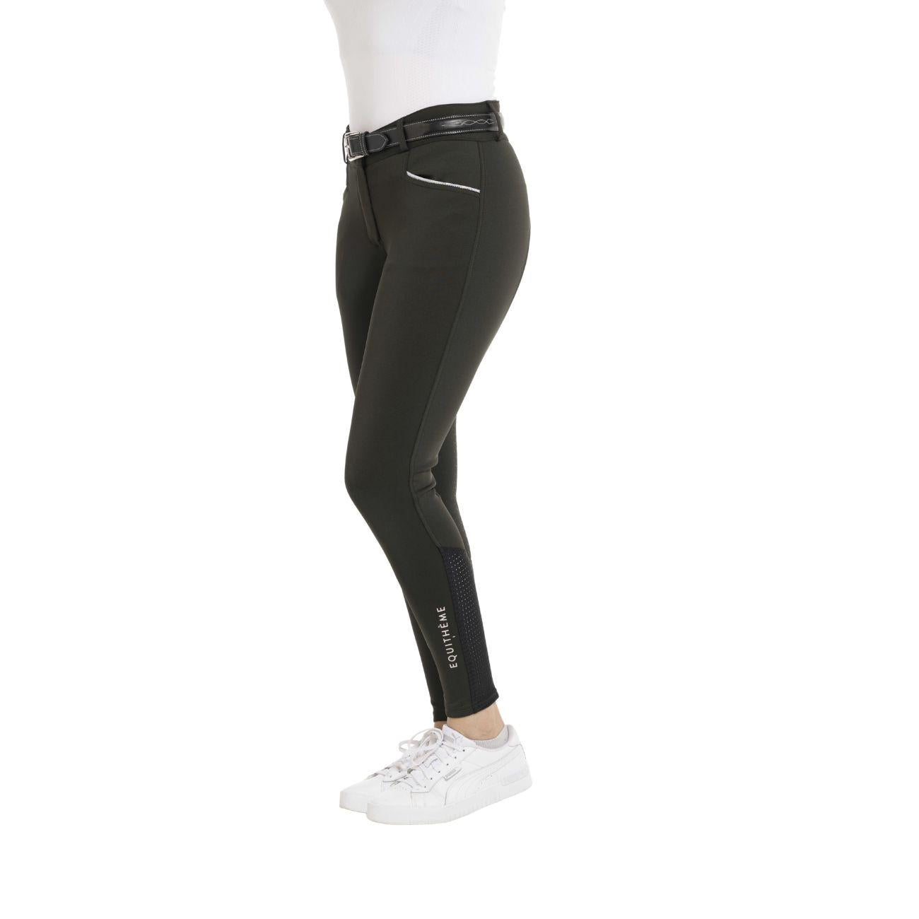 Pantaloni Da Donna Claudine Equitheme Verde 979788 DARK GREEN EQUITHEME 