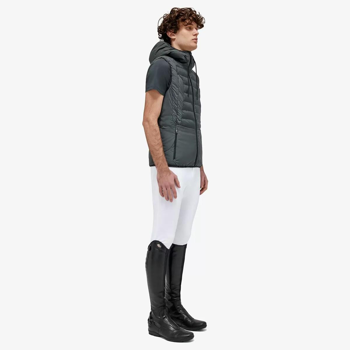 SMANICATO UOMO CON CAPPUCCIO RIMOVIBILE R-EVO CAVALLERIA TOSCANA 30CT-GLU272NY099 8989CHARCOAL GREY CAVALLERIA TOSCANA