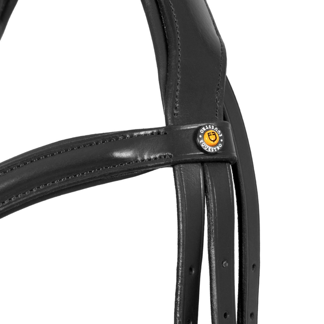 Testiera Con Capezzina Anatomica Equestro ETH01030 BLACK EQUESTRO 