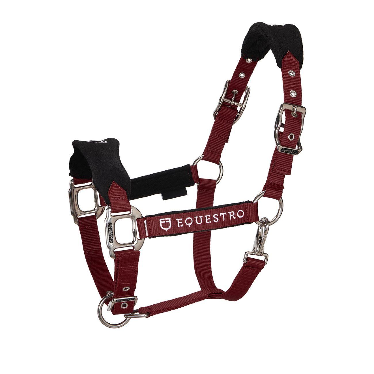 Equestro CAPEZZA BURGUNDY Capezzini E Capezze ET05400 BURGUNDY EQUESTRO 