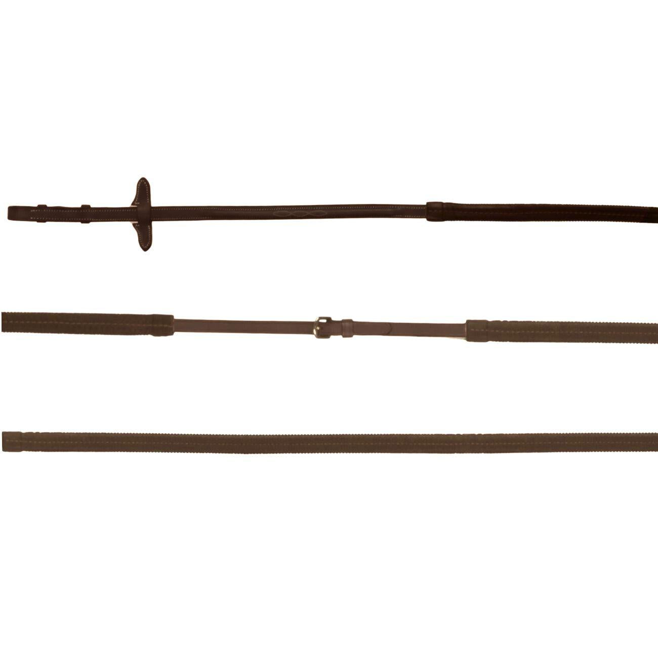 Redini In Cuoio Mascheroni Marrone Scuro 09MA-REDINI DARK BROWN MASCHERONI SELLERIA 