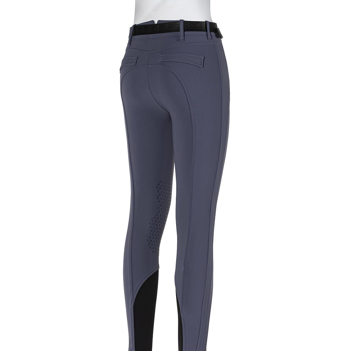PANTALONE DONNA GRIP AL GINOCCHIO A VITA ALTA ETTIEKH 31EQ-EW023PN09057 442NIGHT SHADOW EQUILINE 