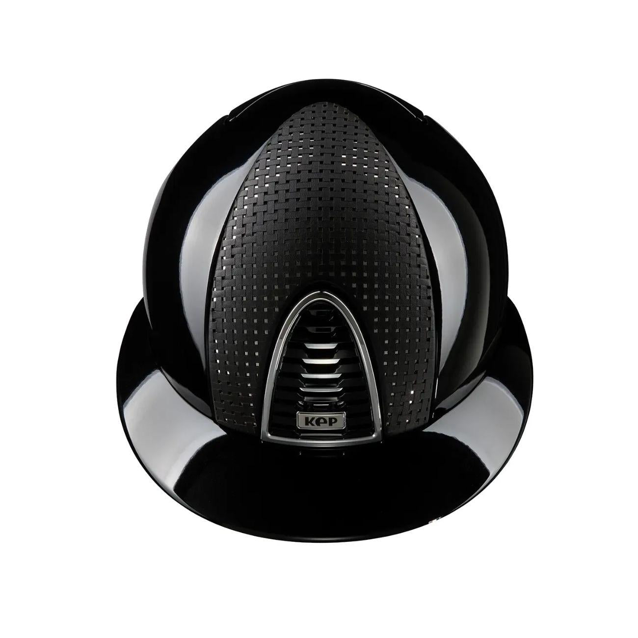 Cap Kep Italia Cromo 2.0 Polish Metal  Con Visiera Polo E Inserto Anteriore Verona Nero CRPL2.VER.BLK.PO NERO KEP ITALIA 