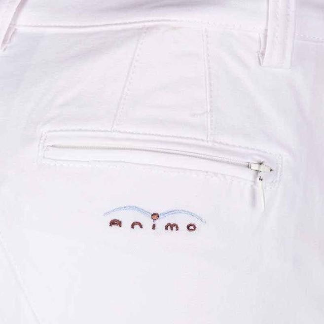 ANIMO Nat 02 Bianco Pantaloni Da Equitazione 09AMNAT 02BIANCO. ANIMO 