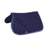 AMAHORSE SOTTOSELLA PONY+CUFFIA RICAMO MASCHERONI Blu SOTTOSELLA 09MASS00501+VA00174 09MASS00501+VA00174P BLU/GOLD AMAHORSE
