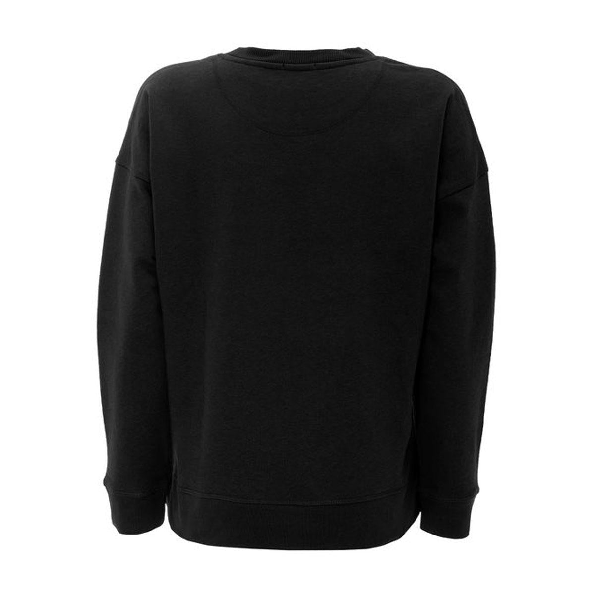 Felpa Da Donna Girocollo Loose Mascheroni Nero MASCHERONI-NS420 BLACK MASCHERONI SELLERIA 