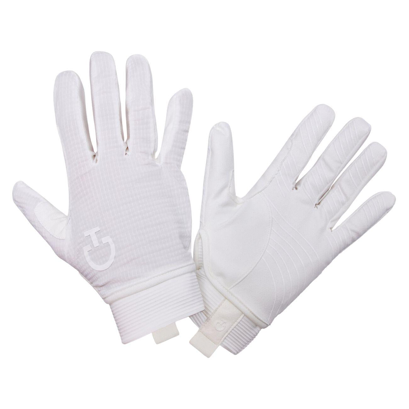 CAVALLERIA TOSCANA Guanti Tecnici Estivi GUCT14PL074 BIANCO 