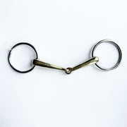 Filetto Ad Anelli Spezzato In Due Equine Horse 30MA-#8 GERMAN SILVER EQUINE HORSE 