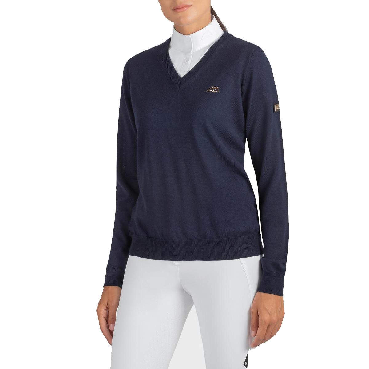 PULL DONNA ERENZE 31EQ-EW023PR09807 002BLU EQUILINE
