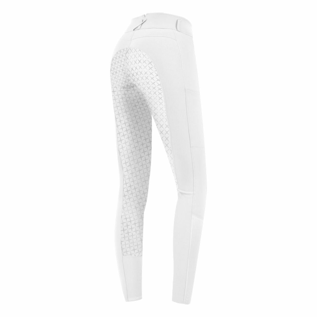 ELT Pantaloni Da Equitazione D. Micro Sport, Con Inserto In Sili WHITE PANTALONI DA EQUITAZIONE 3239702WHITE 3239702 WHITE ELT 