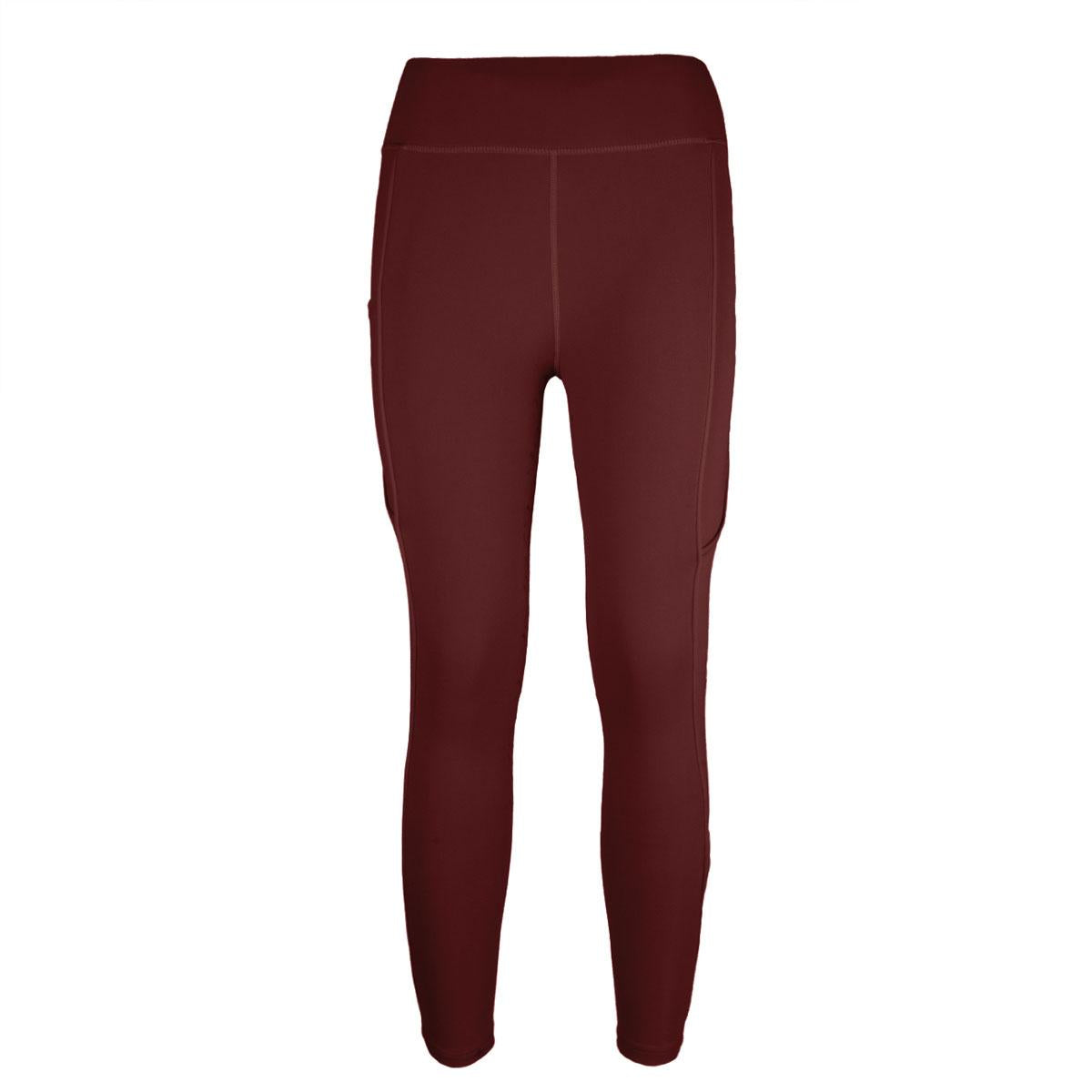 LEGGINGS DONNA FULL GRIP 30MA-LEGGINGS BORDEAUX MASCHERONI SELLERIA