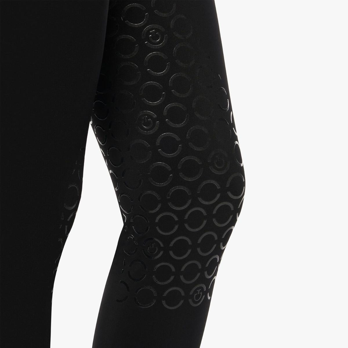 LEGGINGS DONNA JERSEY FULL GRIP CAVALLERIA TOSCANA 29CT-PAD183JE115 9999BLACK CAVALLERIA TOSCANA 