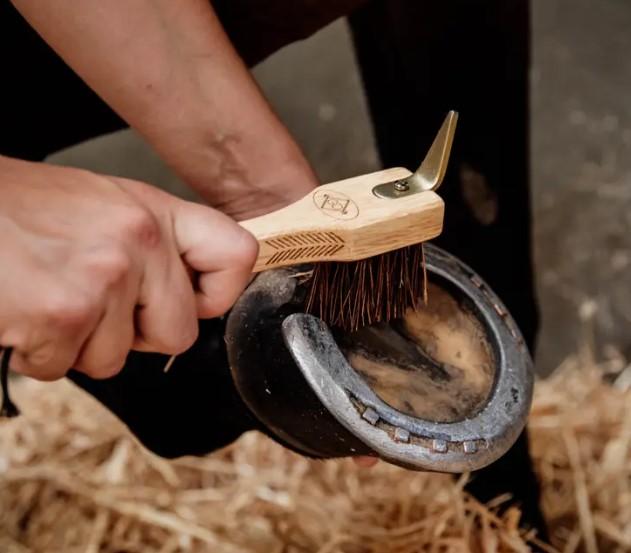NETTAPIEDI IN LEGNO CON SPAZZOLA 82125 LEGNO GROOMING DELUXE 