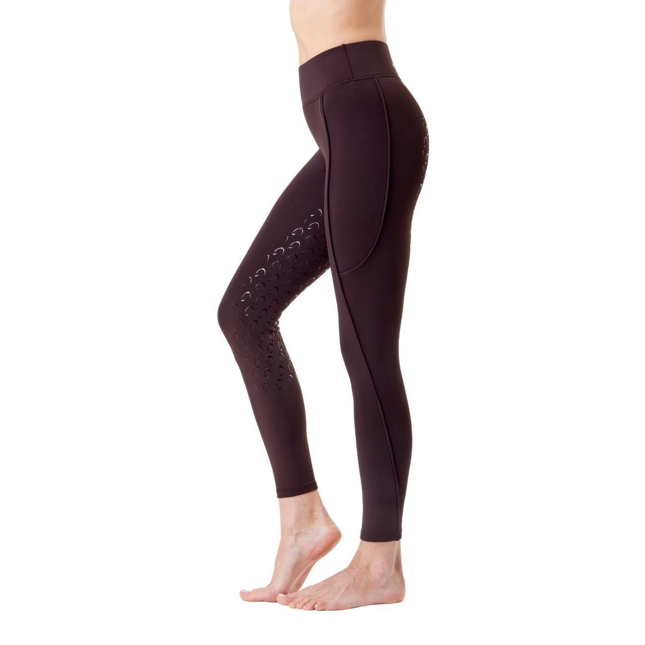 Leggings Donna Full Grip Mascheroni Marrone 30MA-LEGGINGS BROWN MASCHERONI SELLERIA 