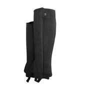GHETTE JUNIOR IN AMARA SCAMOSCIATA CON ZIP ED ELASTICO 09SA62509 NERO SARTORE