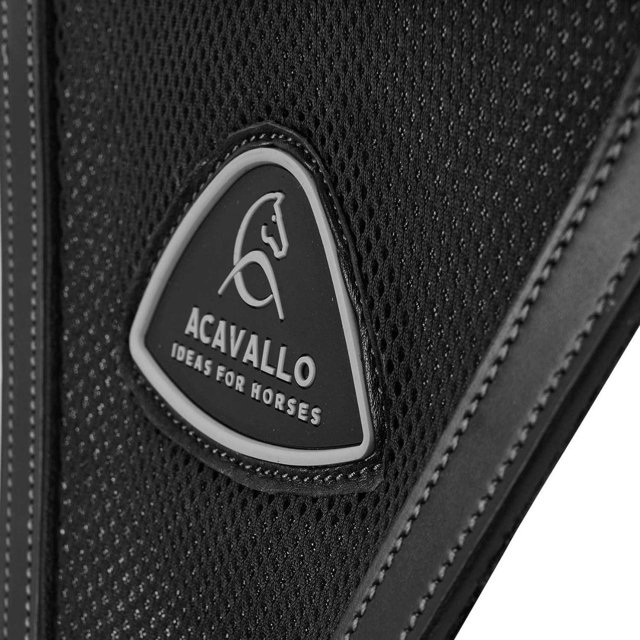 Forchetta A Ventaglio In Tessuto Mesh 3D Amahorse AC9610 BLACK ACAVALLO 