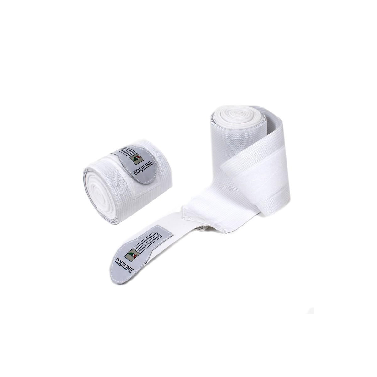 EQUILINE Fasce Da Lavoro In Pile Con Metà Elestica Bianco 09EQD00063 001WHITE 