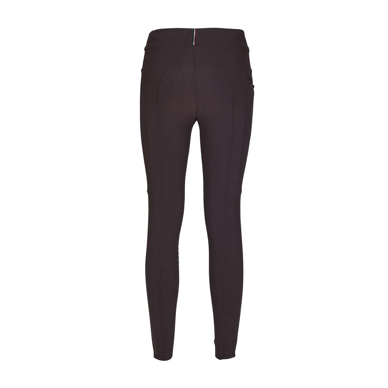 PANTALONE DA EQUITAZIONE DONNA VITA ALTA CON GRIP 09MA-02VENEZIA 499MARRONE MASCHERONI SELLERIA 