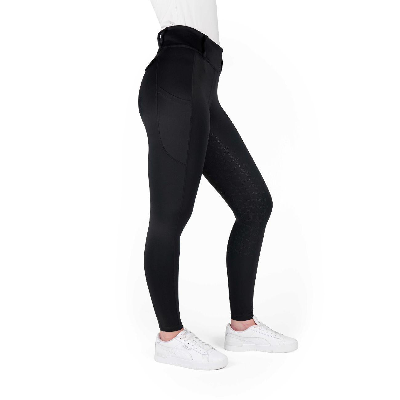 Leggings Da Donna Alizé Nero 979167 BLACK EQUITHEME 