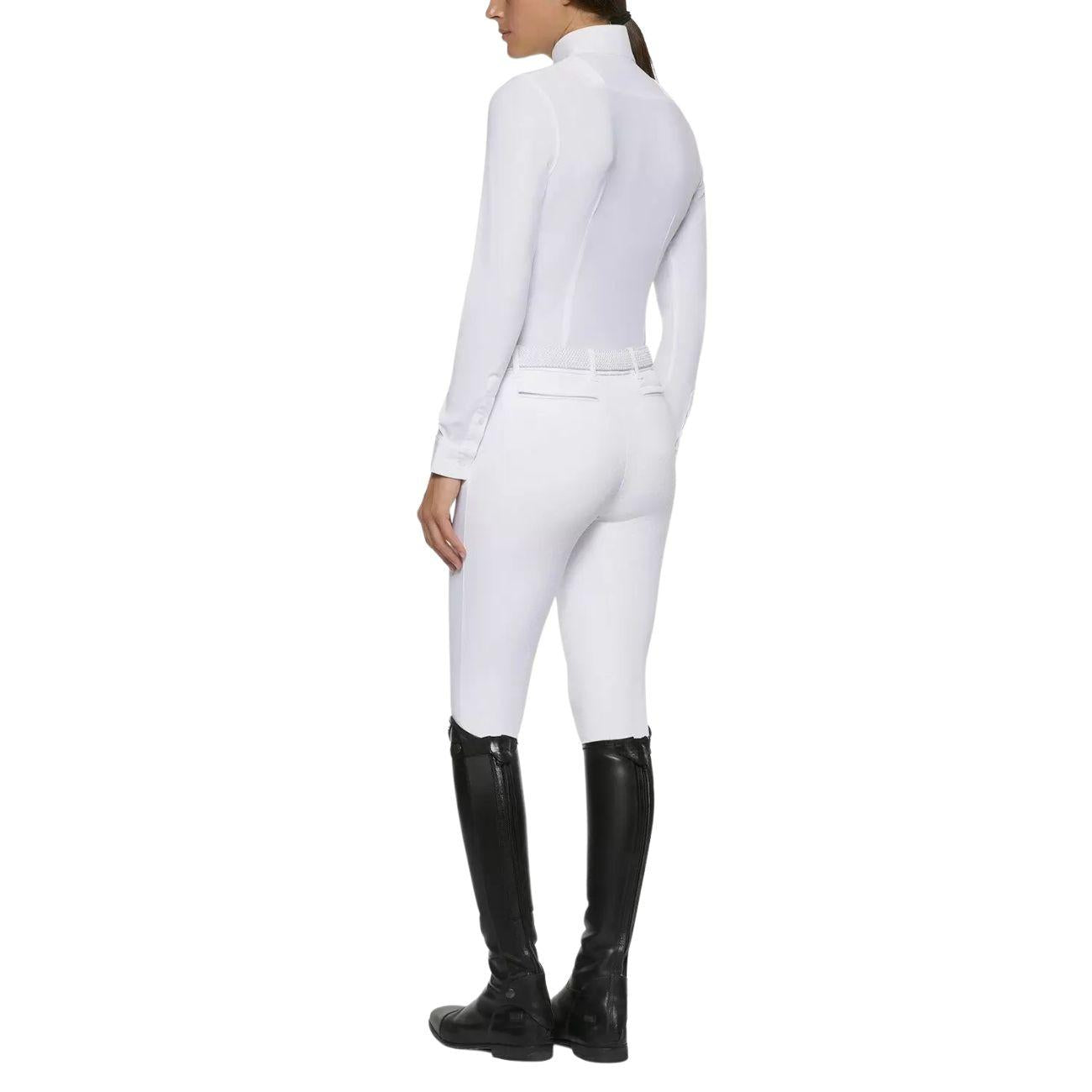 CAVALLERIA TOSCANA Camicia Da Concoso Donna A Manica Lunga American Bianco CAD097JF024 BIANCO 