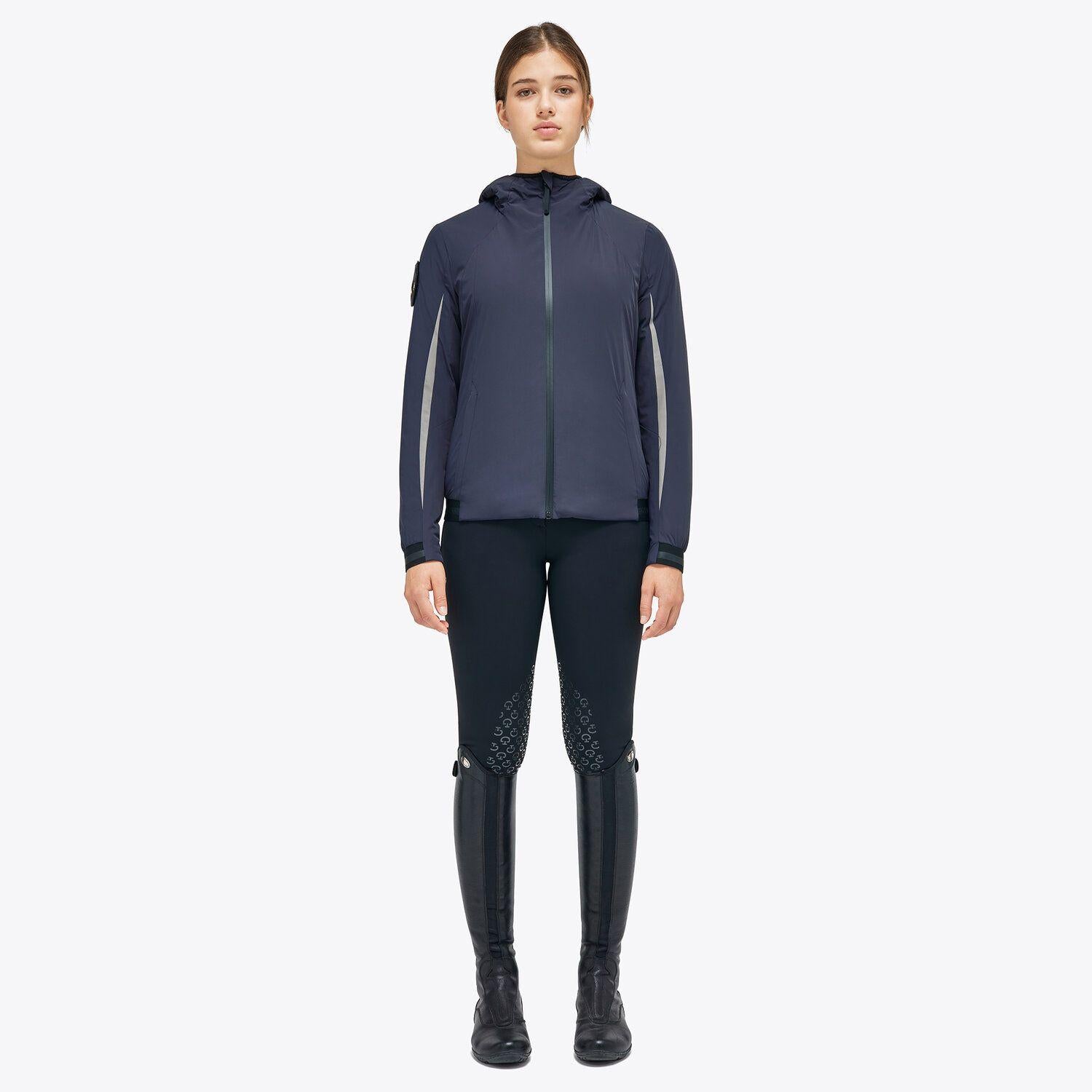 PIUMINO DONNA IN NYLON STRETCH CAVALERIA TOSCANA 28CT-GID265NY093 7901NAVY CAVALLERIA TOSCANA