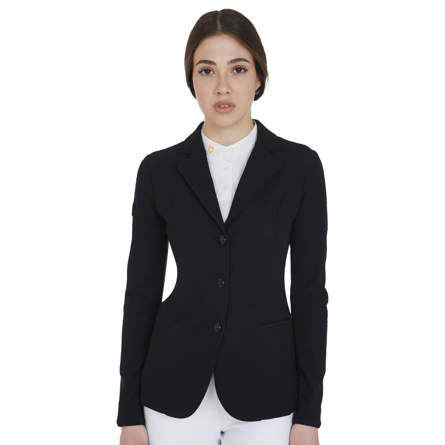 Equestro ELLO NERO Giacche Da Concorso ET06001 BLACK EQUESTRO 