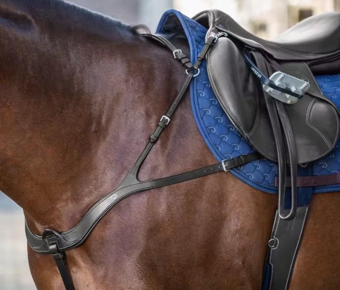 DY'ON PETTORALE ANATOMICO NEW ENGLISH COLLECTION Marrone PETTORALI NE06B BROWN DY'ON 