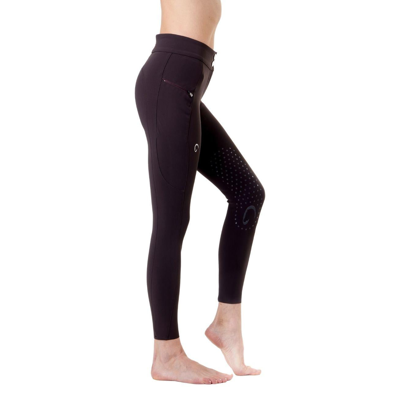Pantalone Da Donna Half Grip Venezia Mascheroni Marrone 09MA-02VENEZIA 499MARRONE MASCHERONI SELLERIA 