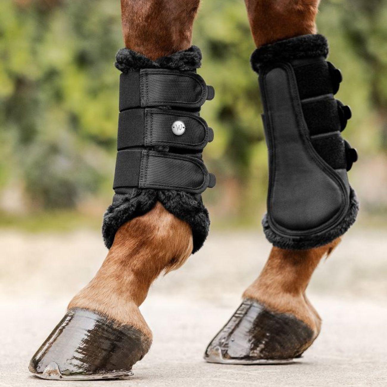 Coppia Di Paratendini Da Dressage Comfort Light Waldhausen 38665 01BLACK WALDHAUSEN 