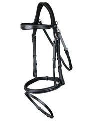 DY'ON FLASH NOSEBAND BRIDLE D COLLECTION Nero BRIGLIE WOJBHA BLACK DY'ON 