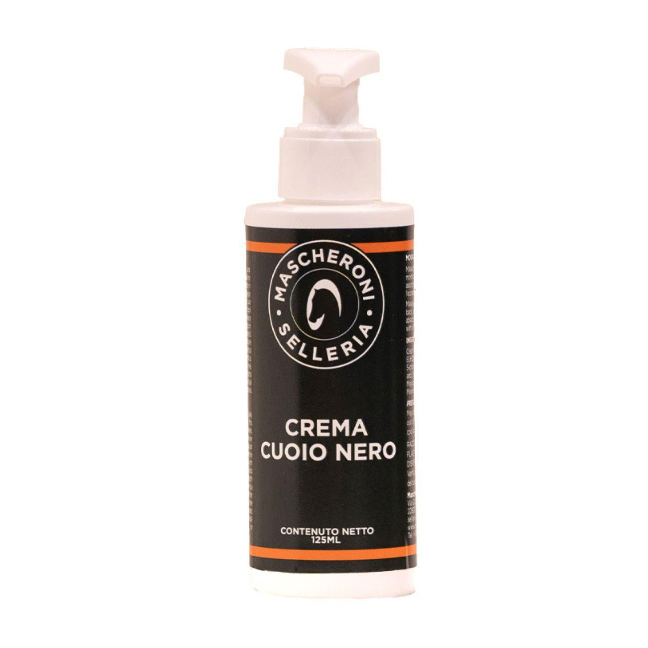CREMA CUOIO NERO - 125ML MC001 NERO MASCHERONI SELLERIA