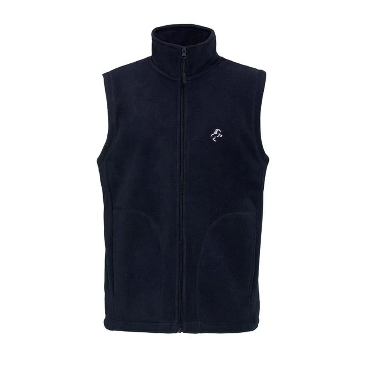 GILET IN MICROPILE UOMO FULL ZIP 09EH-K913 BLUE NAVY EQUINE HORSE