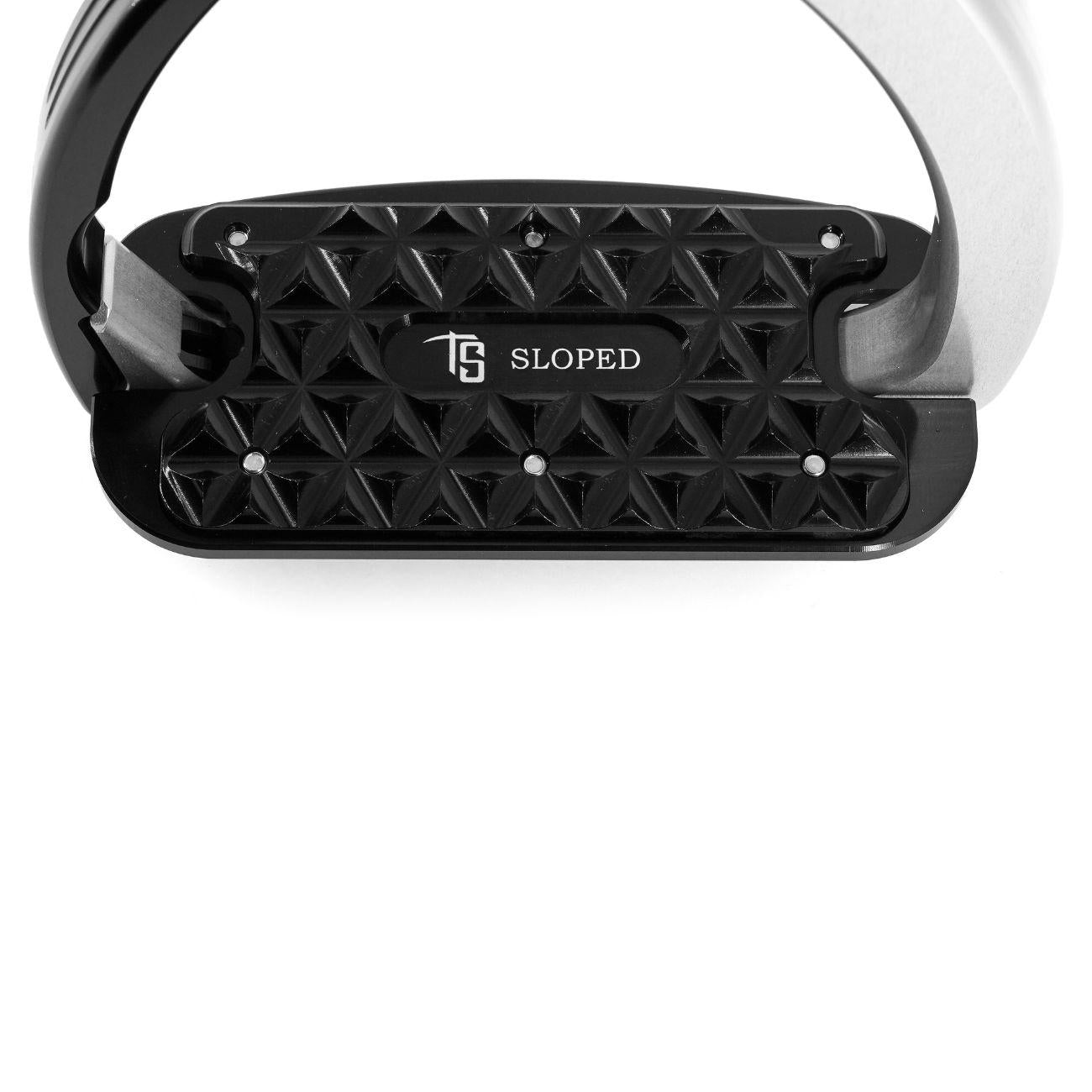 Staffe Di Sicurezza Venice Sloped EvoTech Stirrup Argento/Nero TSVSF SBLACK TECH STIRRUPS 