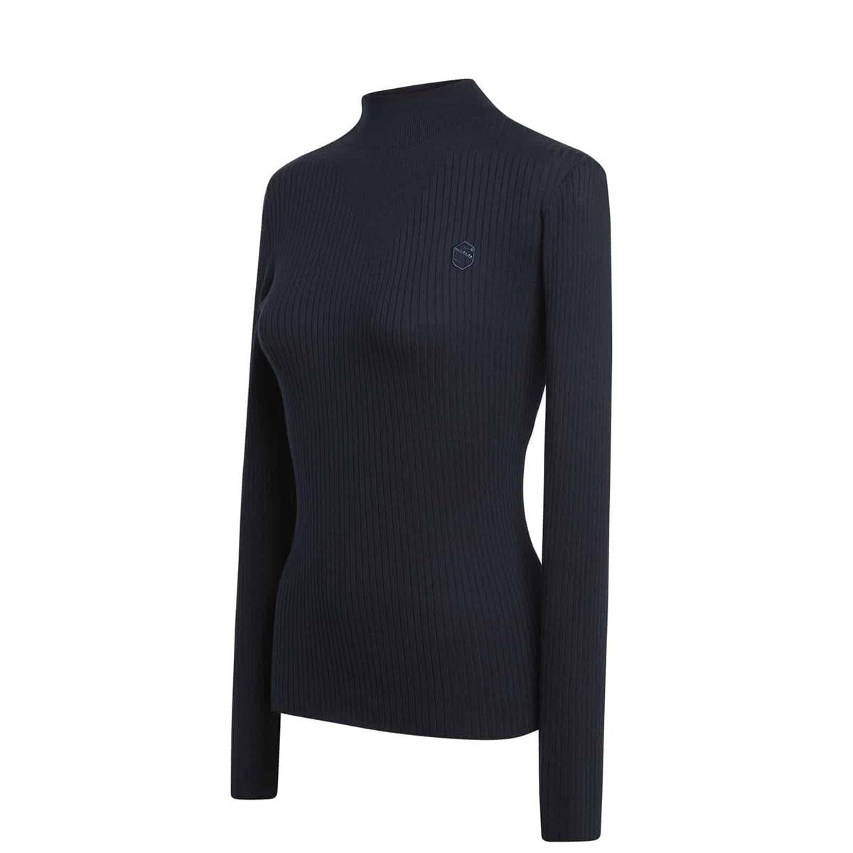 PULLOVER DONNA COLLO ALTO MOD.LIDIA SAMSHIELD 29SS-LIDIA NAVY SAMSHIELD
