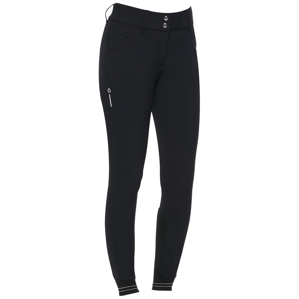 PANTALONE DA EQUITAZIONE DONNA MOD.RS A VITA ALTA 09CT-PAD166PA052 9999BLACK CAVALLERIA TOSCANA