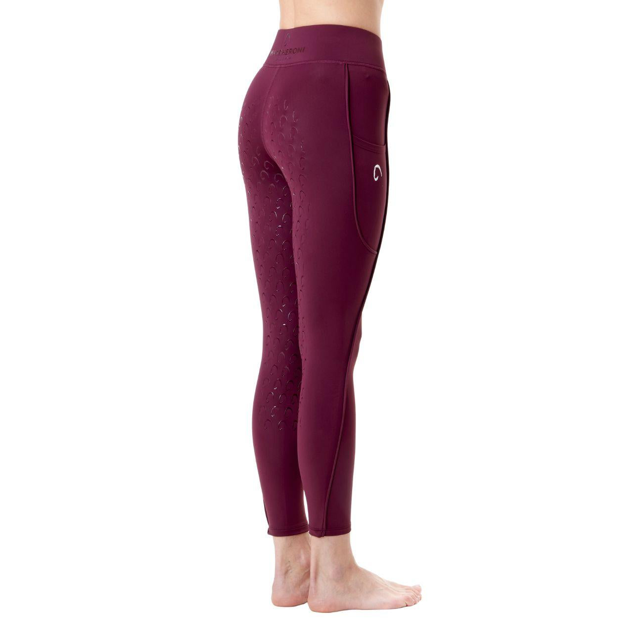 Leggings Donna Full Grip Mascheroni Bordeaux 30MA-LEGGINGS BORDEAUX MASCHERONI SELLERIA 