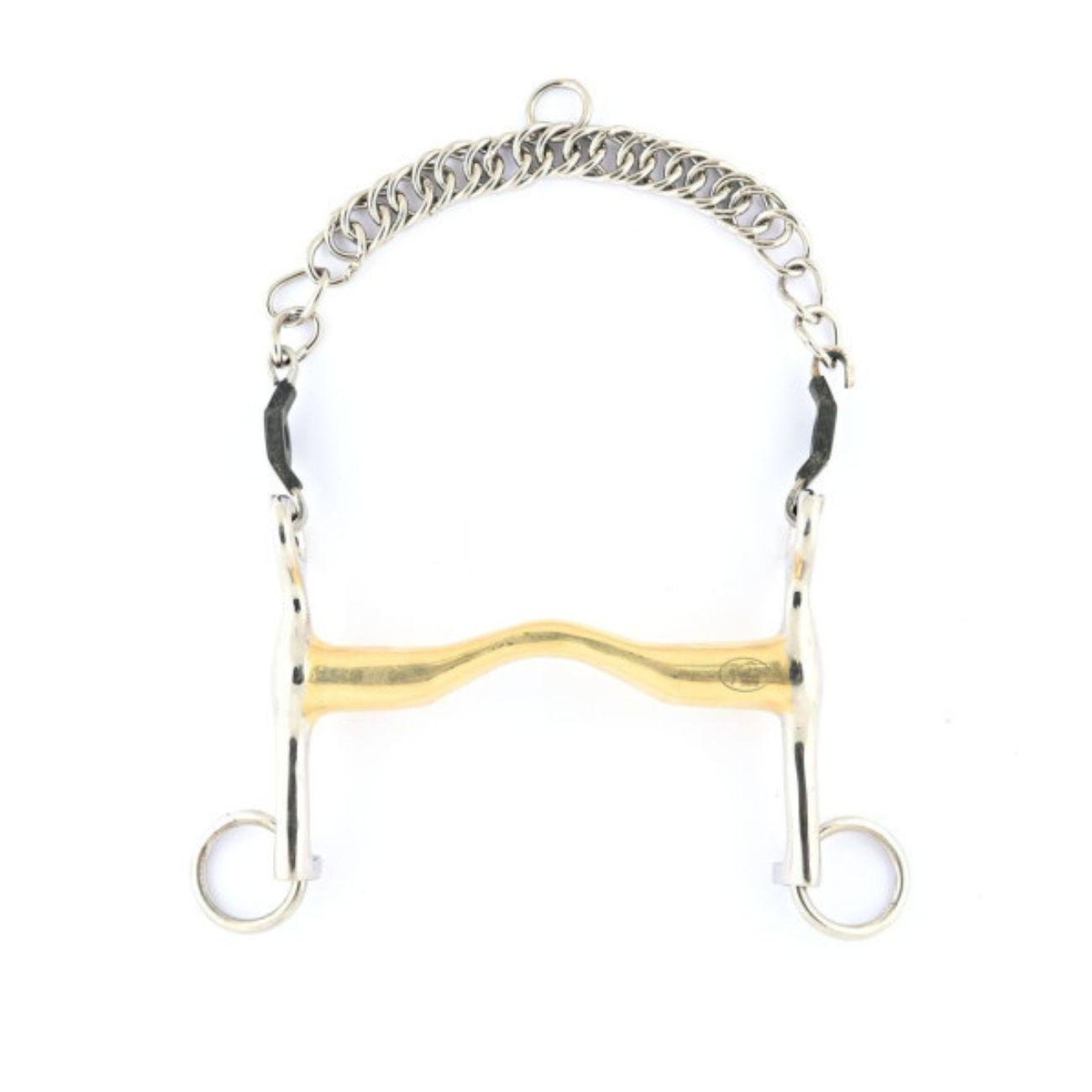 JUMP'IN MORSO DA BRIGLIA LEVA CORTA JUMP'IN INOX filetti ad anelli 0037 09JU0037 INOX JUMP'IN 