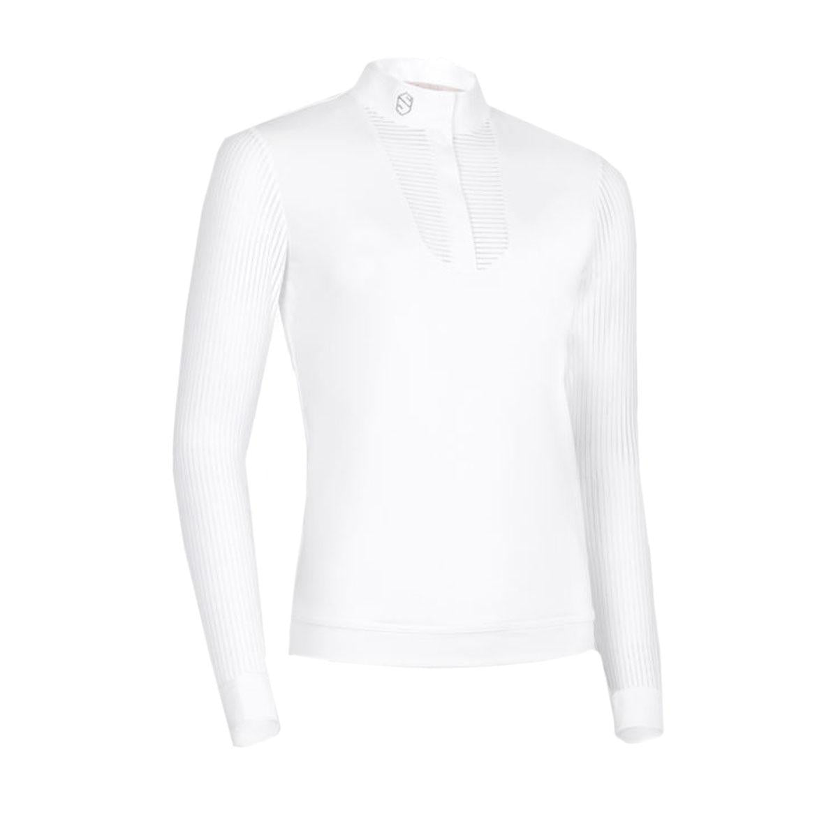 POLO DA COMPETIZIONE DONNA MOD. FAUSTINE SAMSHIELD 09SS-LS-SHRT WHITE SAMSHIELD